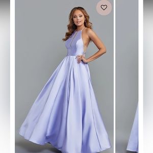 Sherri Hill Lilac Prom Dress Size 8